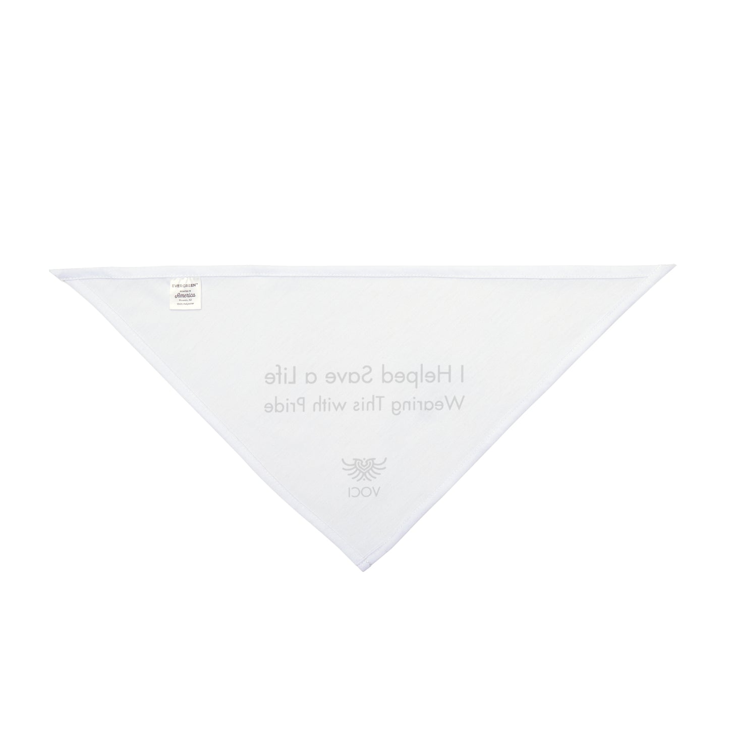 Pet Bandana - "I helped Save a Life. Wearing This with Pride"