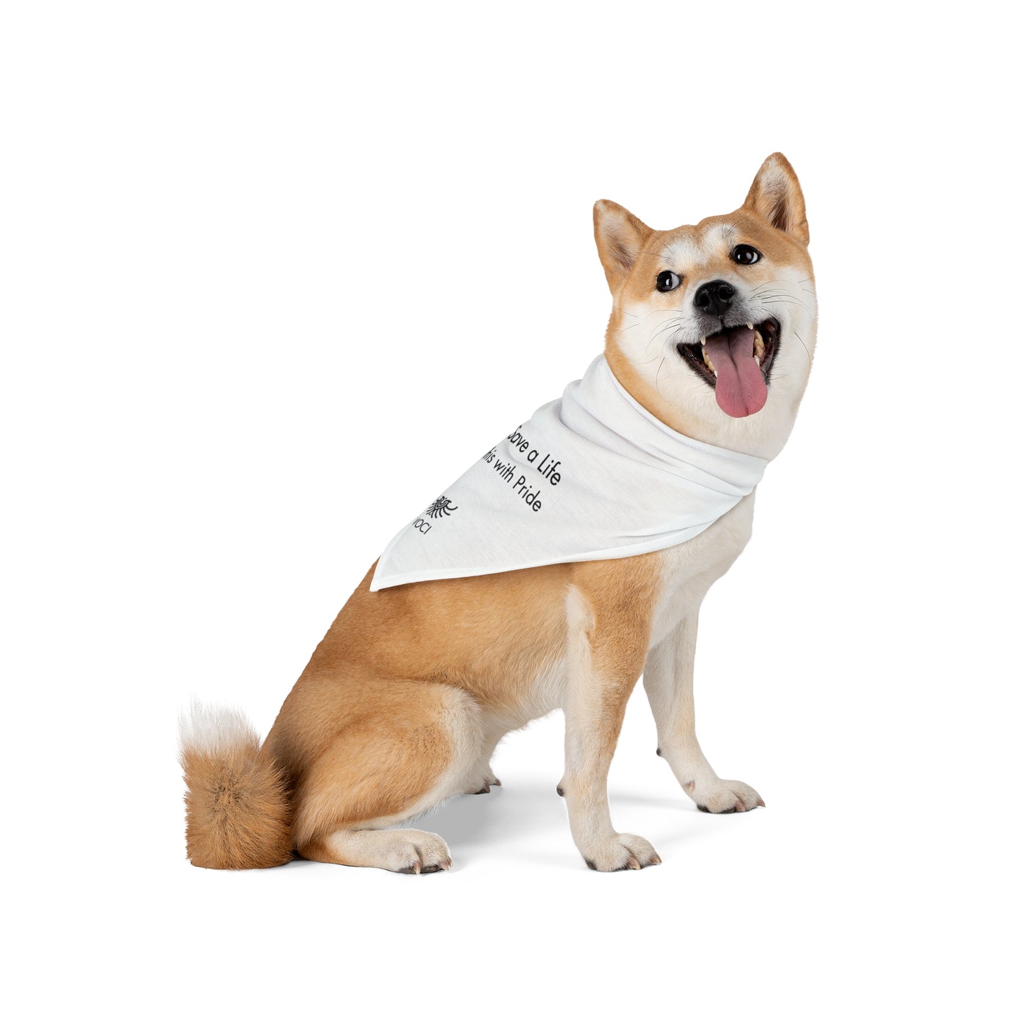 Pet Bandana - "I helped Save a Life. Wearing This with Pride"