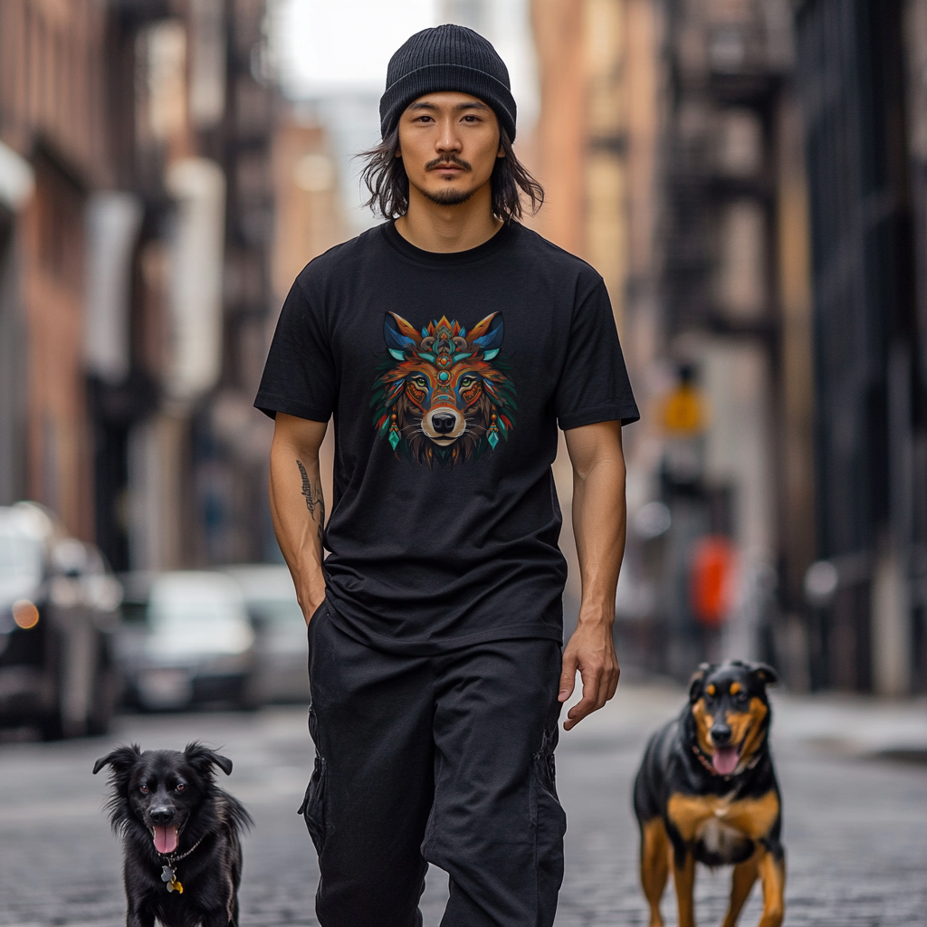 T-shirt tribal Tusk