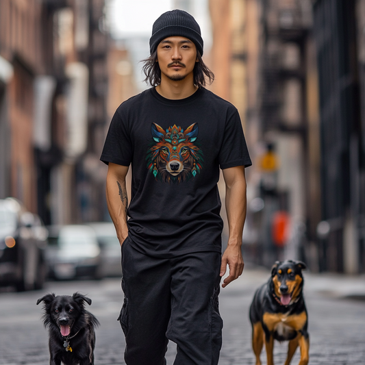 T-shirt tribal Tusk