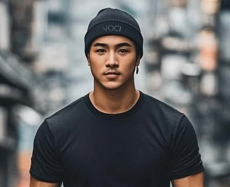 VOCI Rib Cuffed Beanie - Dark Grey - North America Exclusive